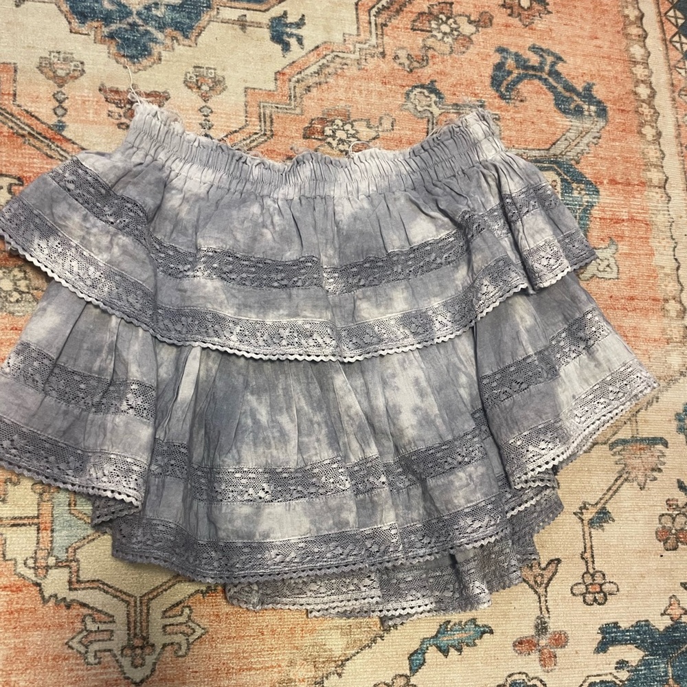 Loveshackfancy ruffle mini skirt!!
